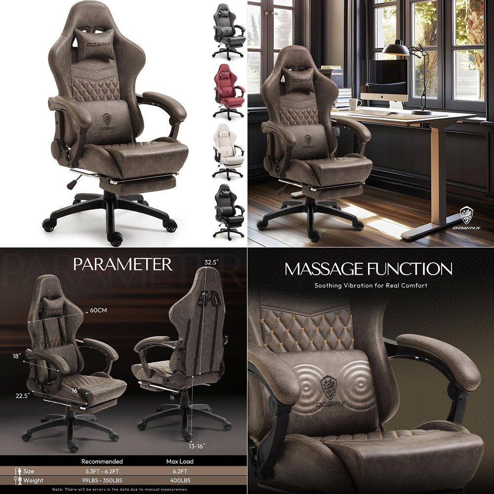 Chairs - Titan Evo Black Gaming Chair Reclining,