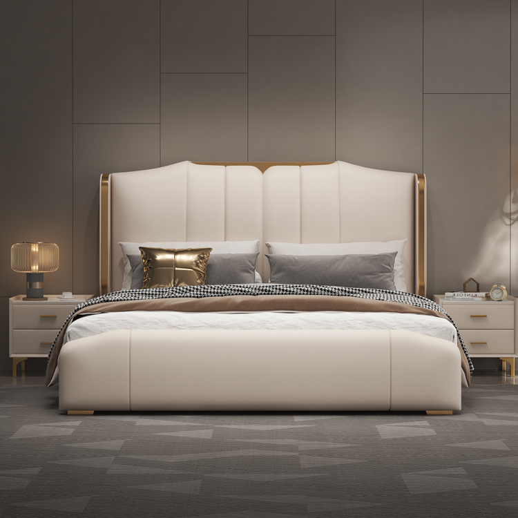 Modern Luxury Wooden Bedroom F - đánh giá và giá King Size Bed Frame With Storage Drawers