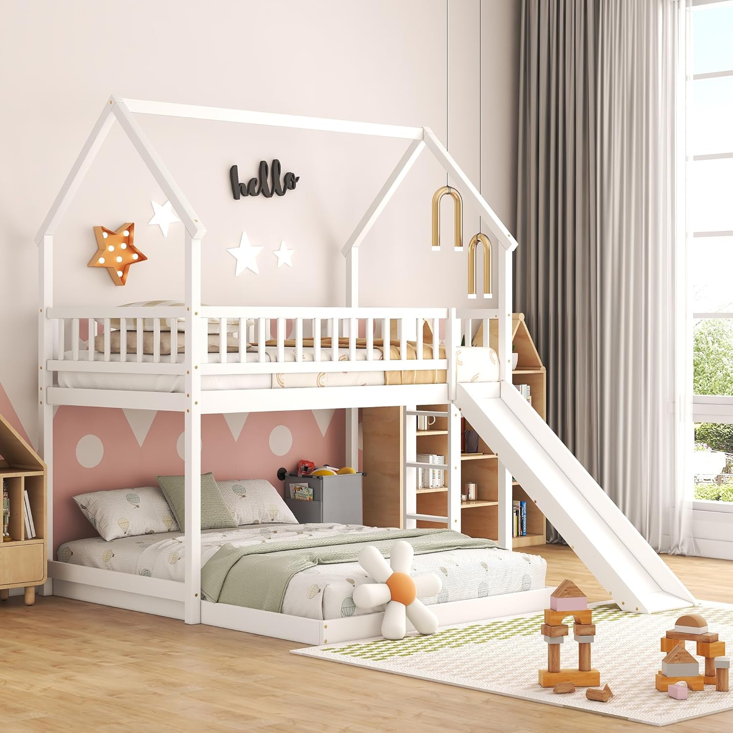 House Bunk Bed with Stairs and - đánh giá và giá Bunk Bed With Stairs And Slide