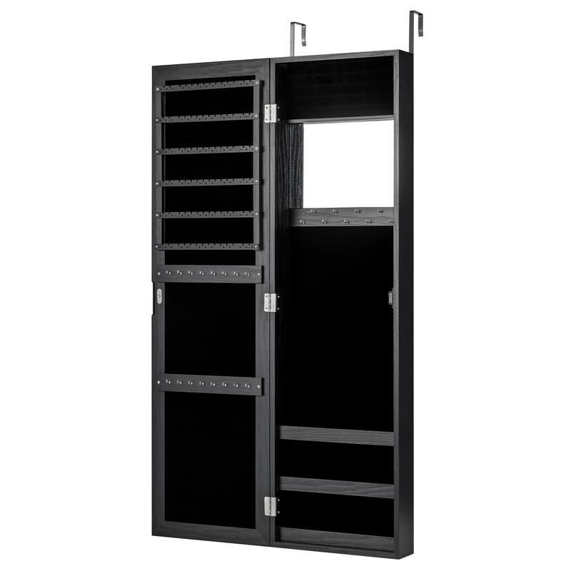 Locked Jewelry Armoire, Wall M - đánh giá và giá Full Length Mirror Jewelry Armoire