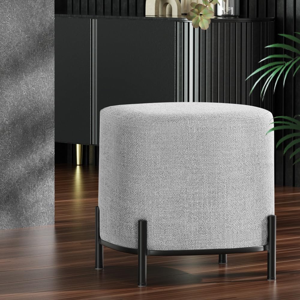 **/Ottoman, Round Footstool Lo - đánh giá và giá Bedroom Furniture