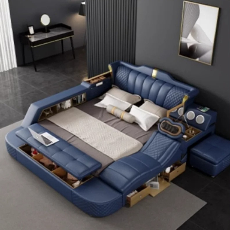 Wooden With Drawers Double Bed - đánh giá và giá King Size Bed Frame With Storage Drawers