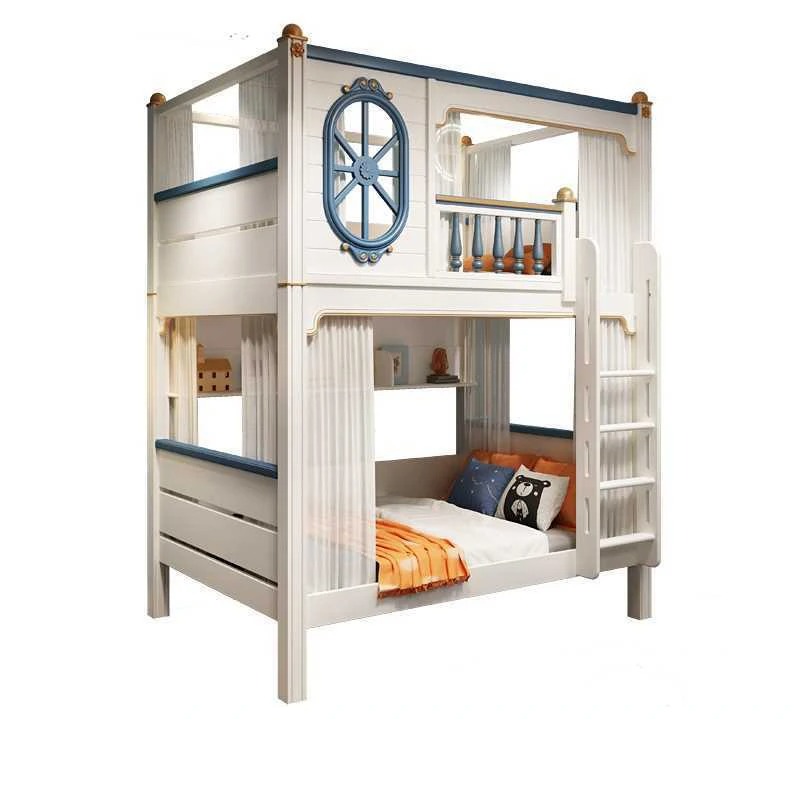 -For Luxury Kids Bedroom Furni - đánh giá và giá Bunk Bed With Stairs And Slide