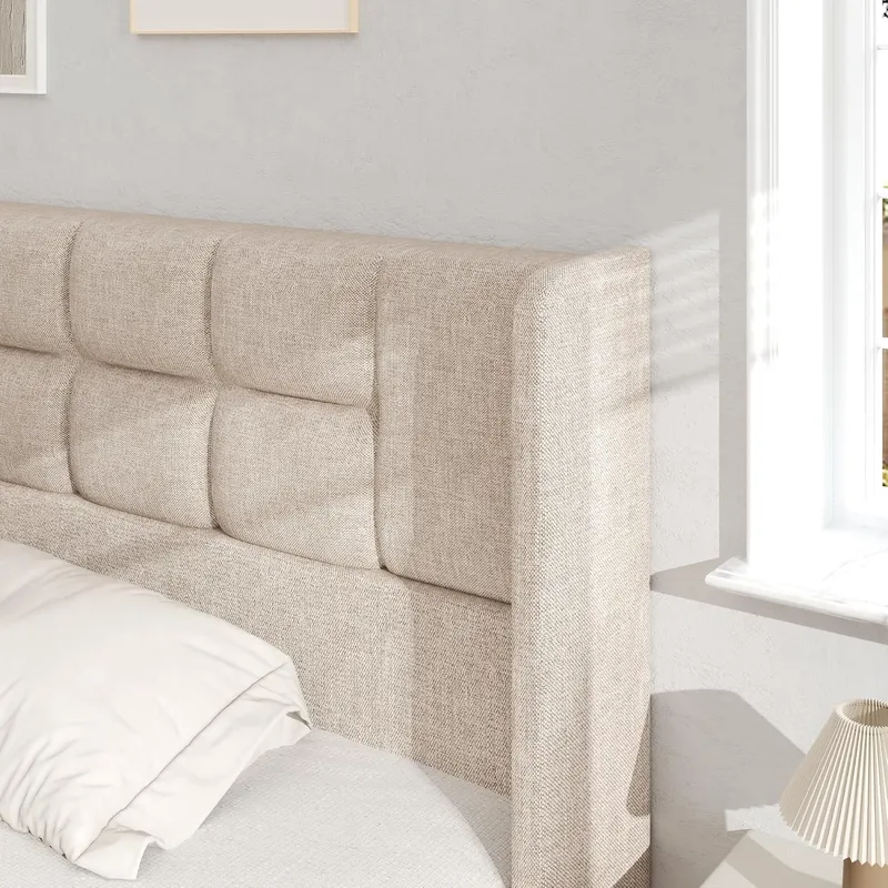Bed Frame with Hydraulic Gas L - đánh giá và giá Gas Lift Storage Bed Hydraulic