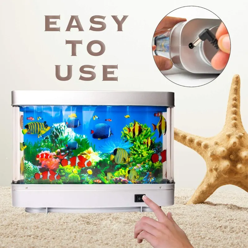 Tropical Fish Tank Lamps Artif - đánh giá và giá Floating Nightstand With Led Light