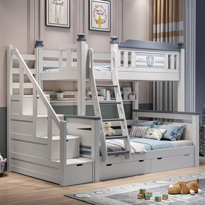 ！@2025 Cheap Wooden Kids Bedro - đánh giá và giá Bunk Bed With Stairs And Slide