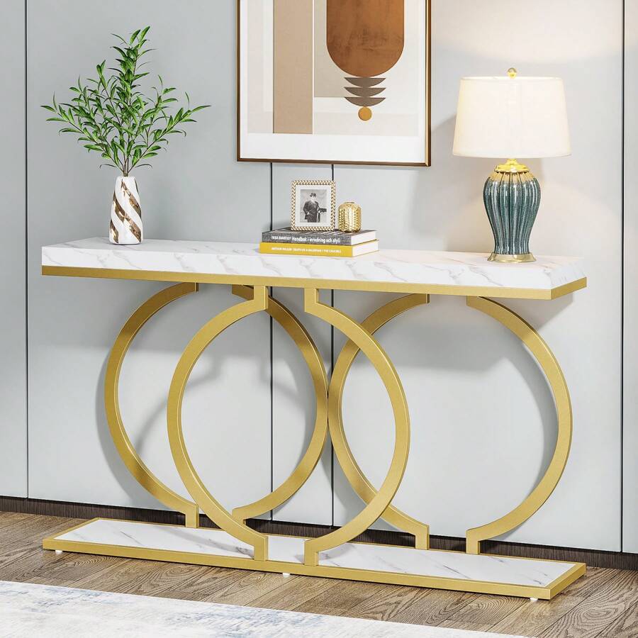 Inch Modern Gold Console Table - đánh giá và giá Sofas