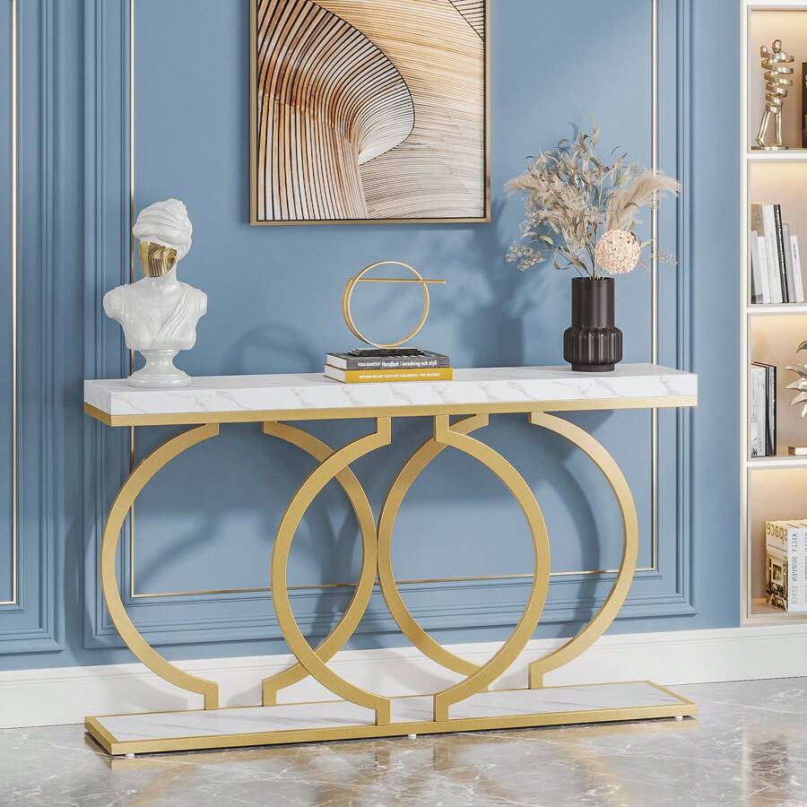 Inch Modern Gold Console Table - đánh giá và giá Sofas