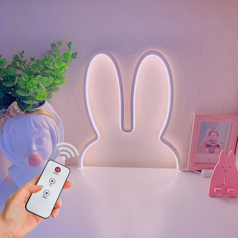 Cute Led Rabbit Wall Lights US - đánh giá và giá Floating Nightstand With Led Light