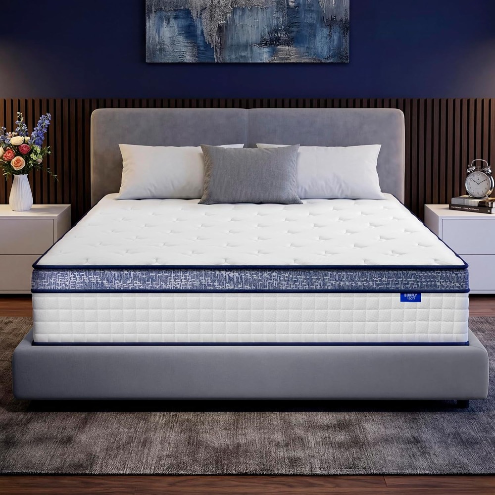 Queen Mattress, 12 Inch Hybrid - đánh giá và giá Memory Foam Mattress In A Box Queen