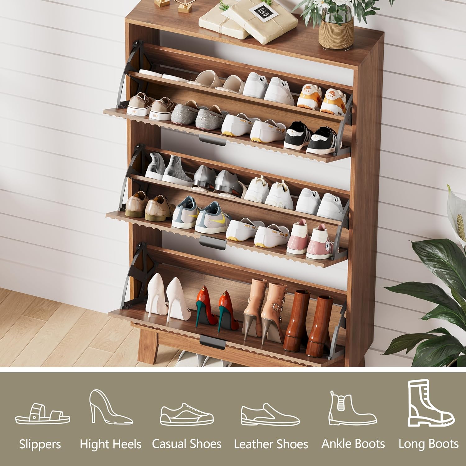 Entryway Shoe Cabinet Storage  - đánh giá và giá Shoe Rack Cabinet Narrow Entryway